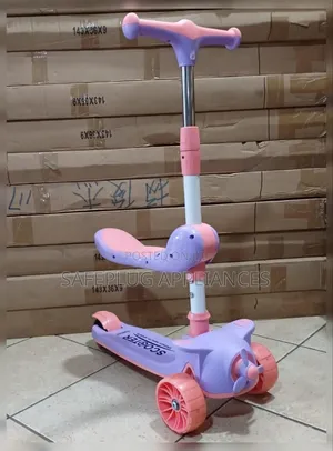Kids 2-in-1 Ride-on Scooter – Convertible Seat Kick Scooter