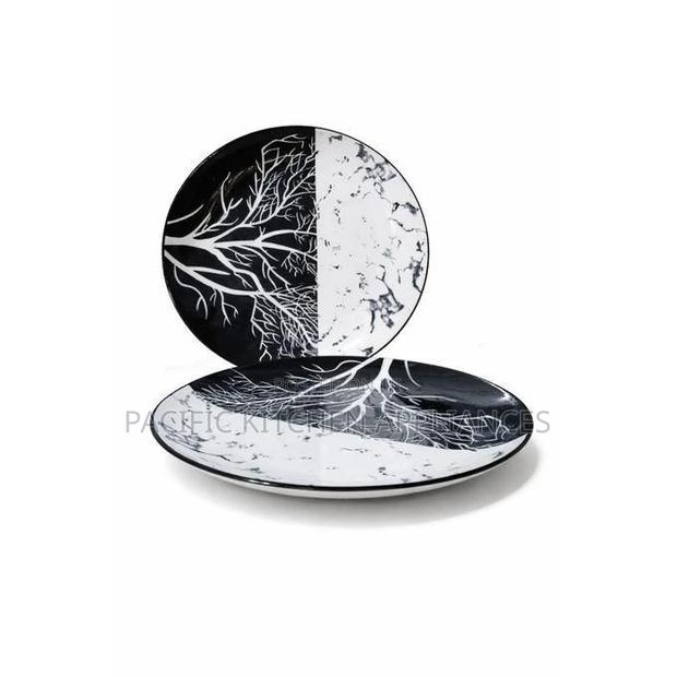 6 PCs Set Decorated Ceramic Tree Plates - thumbnail 2
