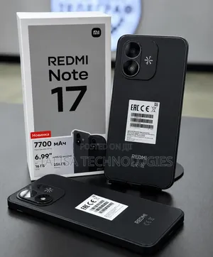 New Xiaomi Redmi Note 17 256 GB Black