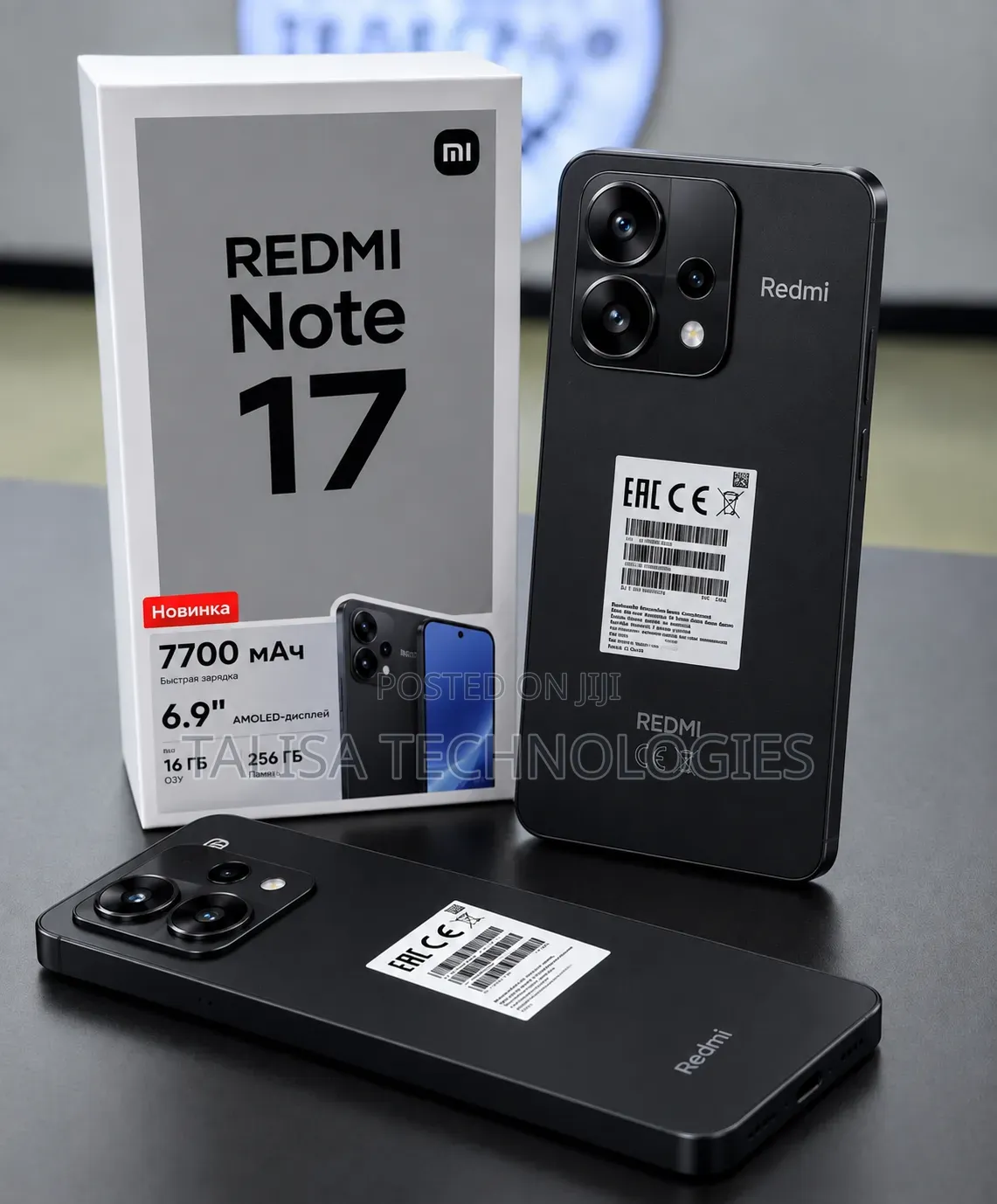 New Xiaomi Redmi Note 17 256 GB Black