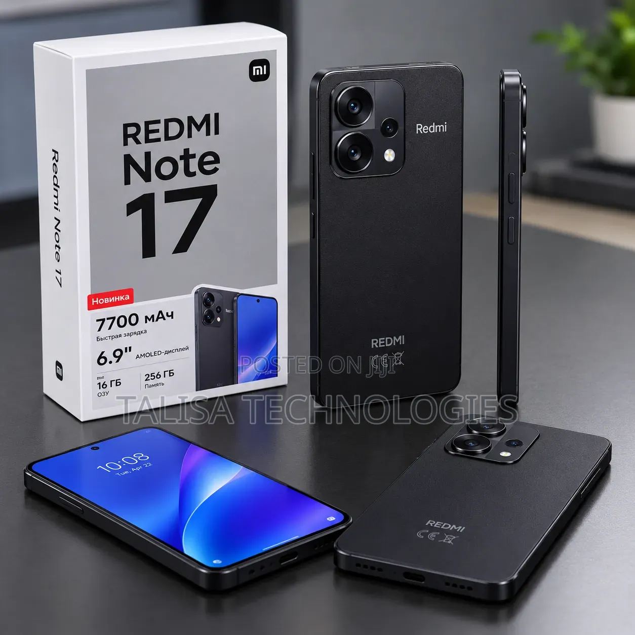 New Xiaomi Redmi Note 17 256 GB Black