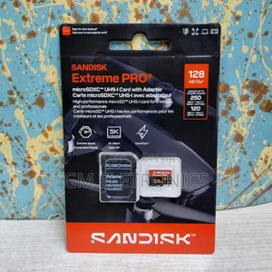 Sandisk 128gb Extreme Pro Microsd Uhs-I Card C10,u3,v30,a2- New Model.