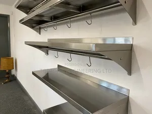 Stainless Steel Wall Mounted Shelves or Commercial Storage Shelves