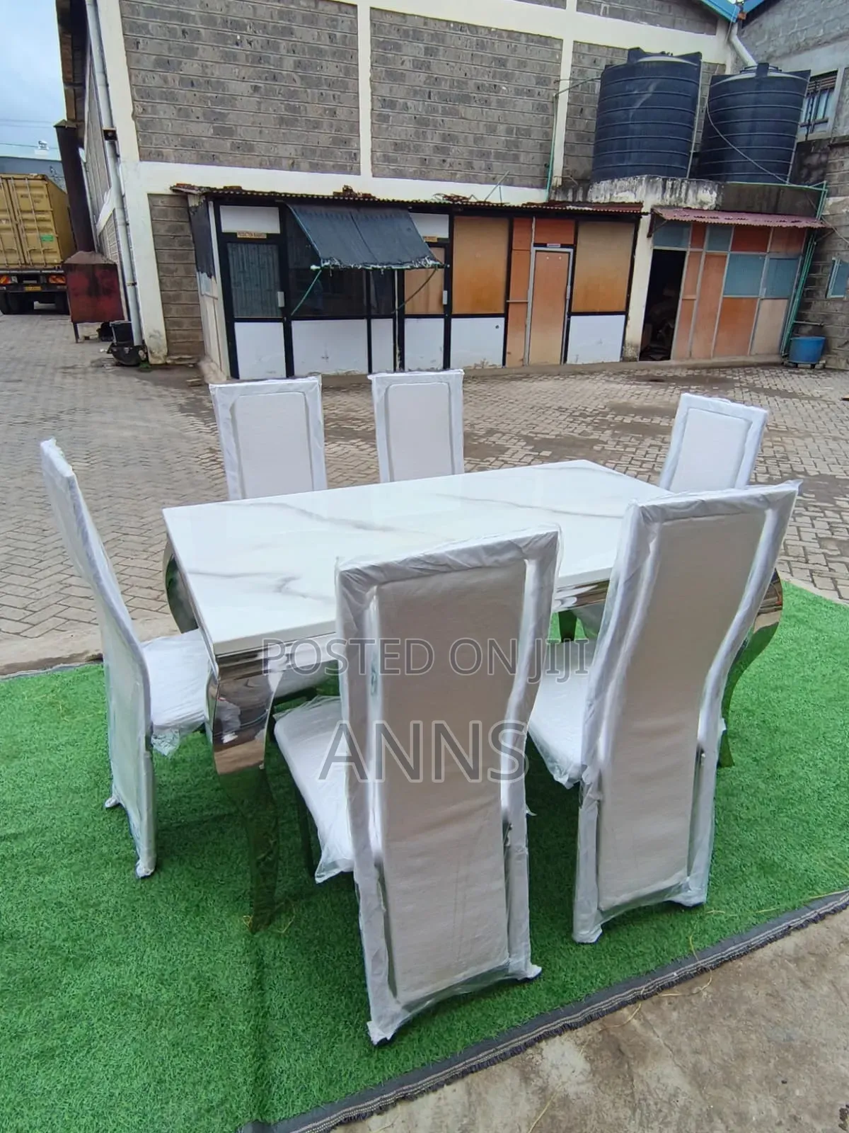 Modern Luxury 6 Seater Dining Table Set