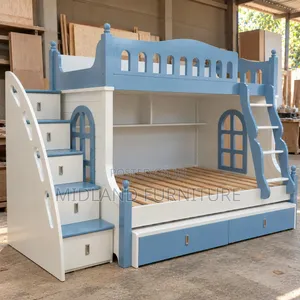 Custom Kids Double Decker Bed With Storage Available on Order