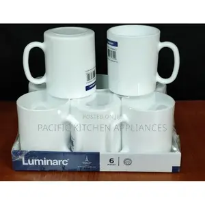 Luminarc 6pcs Premium Quality White Essence Mugs