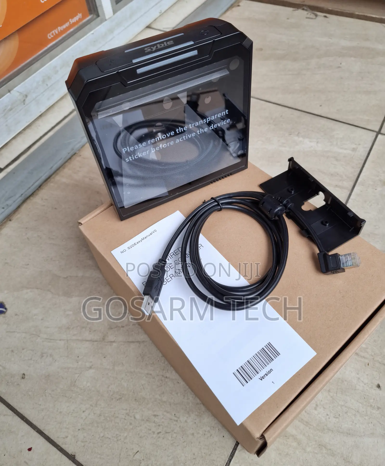 Syble XB-8808G Table Mount Barcode Scanner 1D 2D QR Code Reader