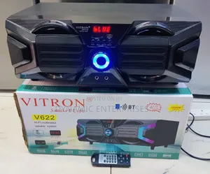 *Vitron XBOX Speaker With Bluetooth,USB,MP3, FM Radio AC/DC V622