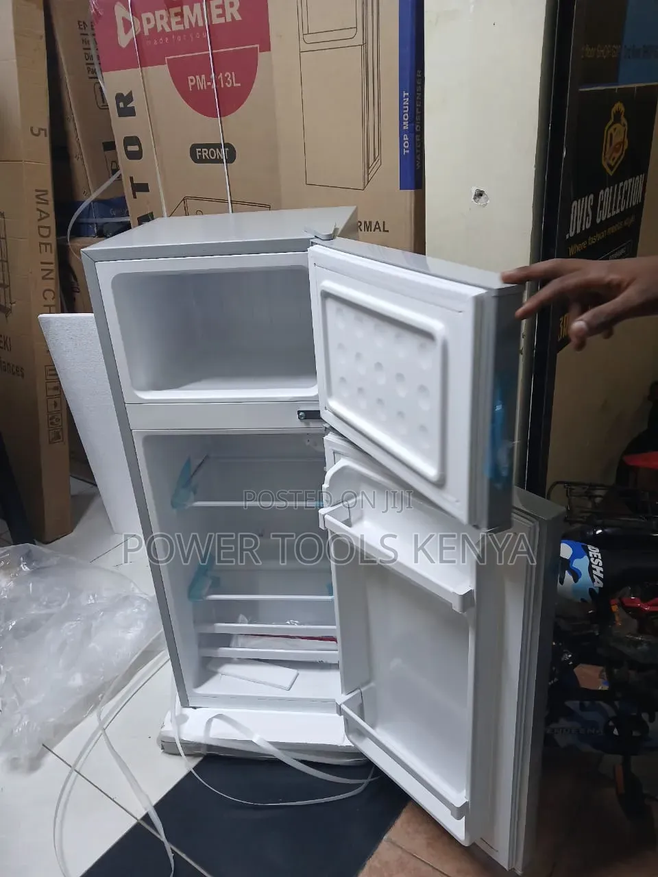 Smartpro Double-Door Refrigerator With Top Freezer