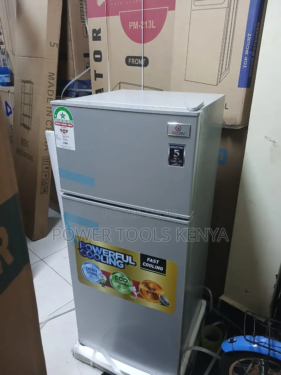 Smartpro Double-Door Refrigerator With Top Freezer