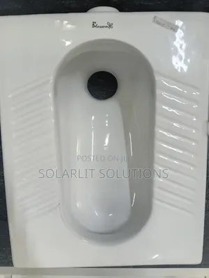 Blossom White Ceramic Squatting Toilet Pan