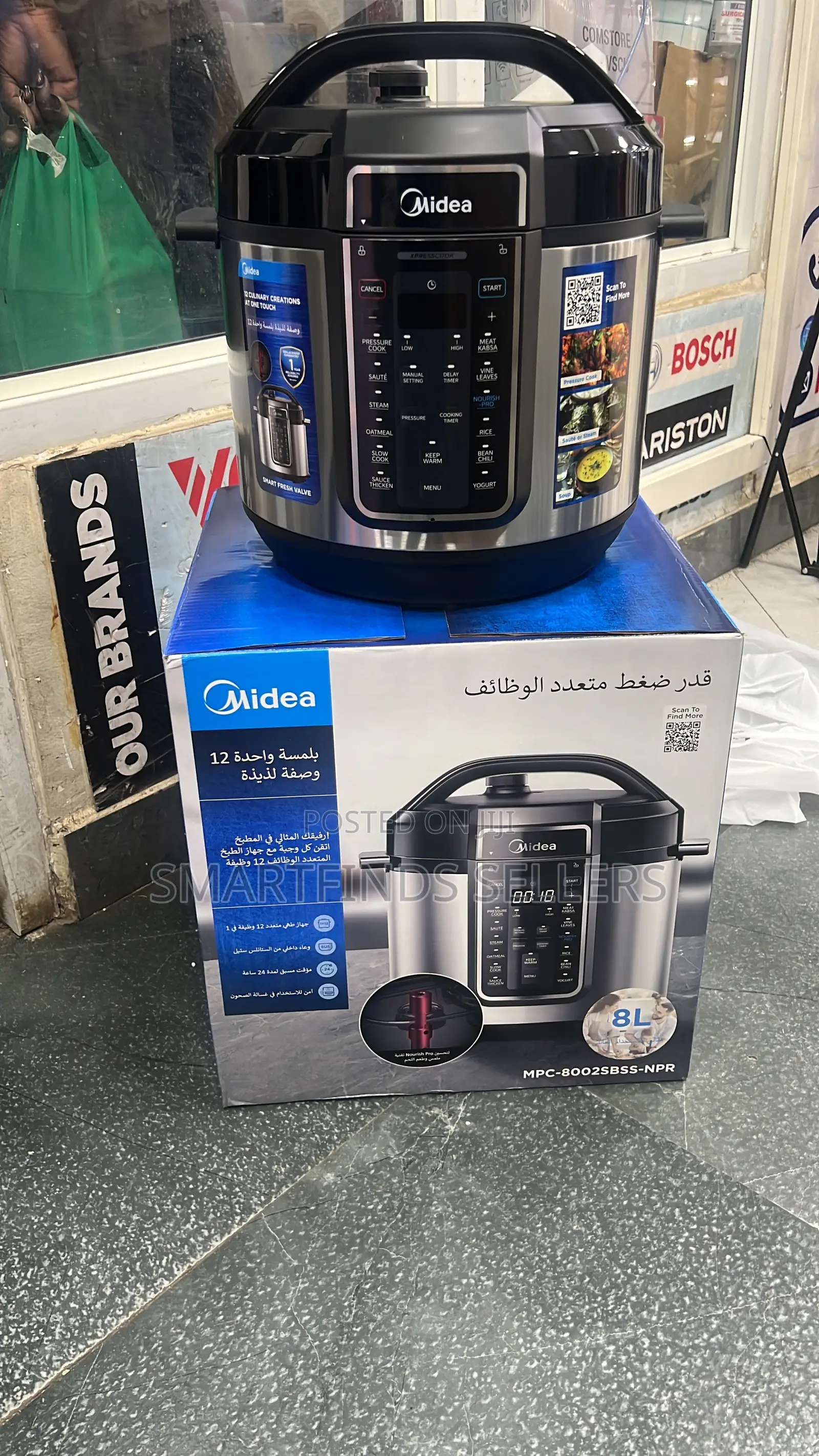 Midea Multi-Function 8l Pressure Cooker for Everyday Meals