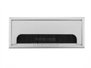 Desk Cable Grommet Aluminium Brush Wire Outlet, Rectangular Grommet.
