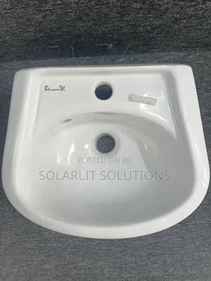 Blossom White Ceramic Wall-Hung Bathroom Basin Sink