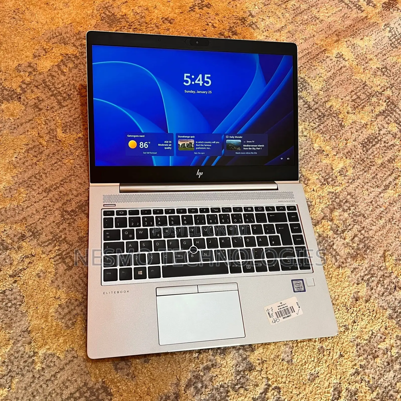 Laptop HP EliteBook 840 G5 8GB Intel Core i5 SSD 256GB