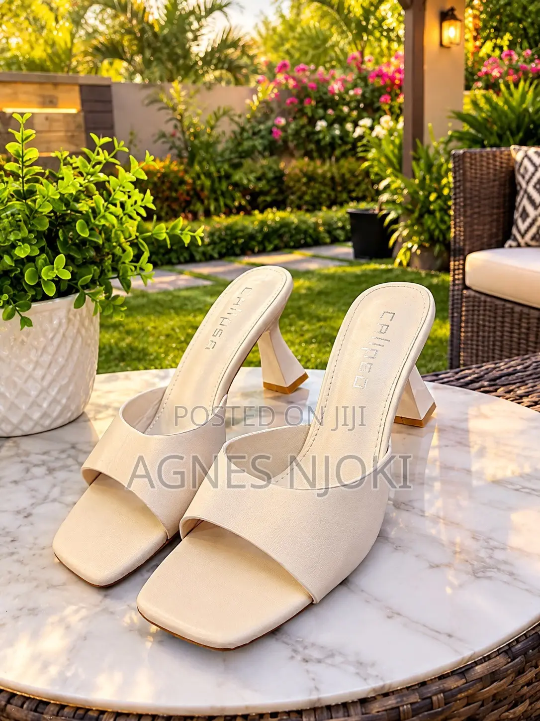 Open Heeled Sandals Heel