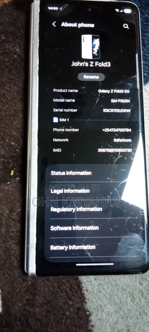 Samsung Galaxy Z Fold3 5G 512 GB Silver