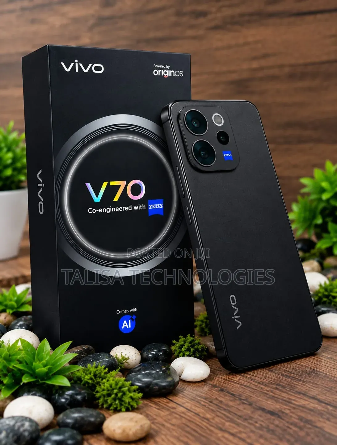 New Vivo V70 256 GB Black