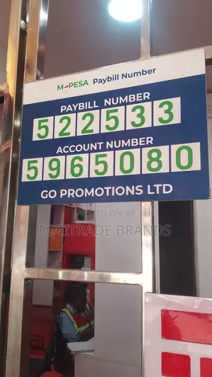M-Pesa Till Signs
