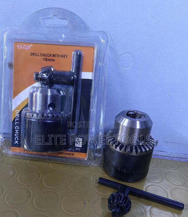 16mm by 13mm Keyed Drill Chuck Set - main view