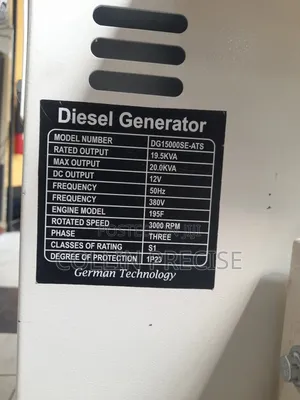 Back Up Pulsar 20Kva Silent Diesel Generator