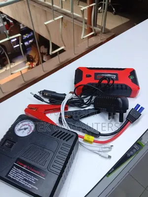 Roadside Emergency Kit With 12V Battery Booster and Tyre Inflator