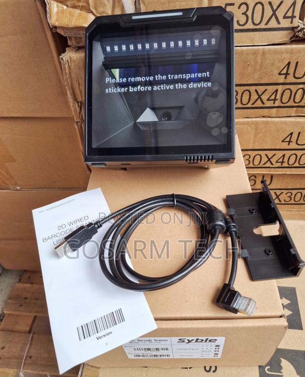 Syble XB-8808G Table Mount QR Code Reader - main view