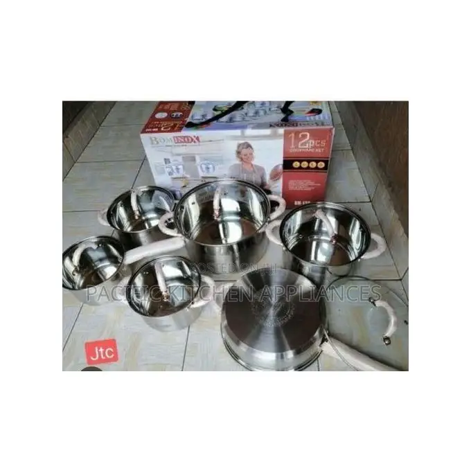 Bominox 12pc Stainless Steel Cookware Set