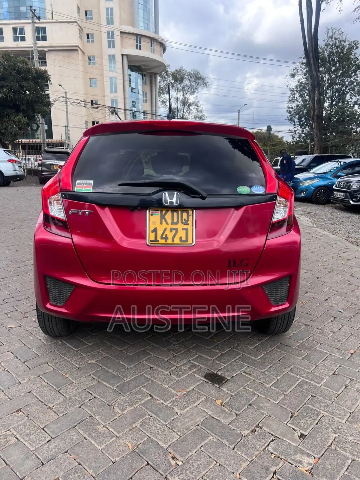 Honda Fit 2017 Red