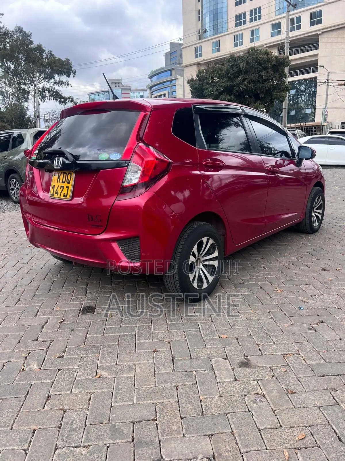 Honda Fit 2017 Red