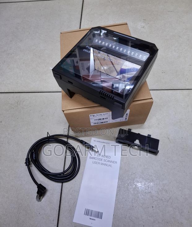 USB Plug Play Hands-Free Desktop POS Table Mount Scanner - main view