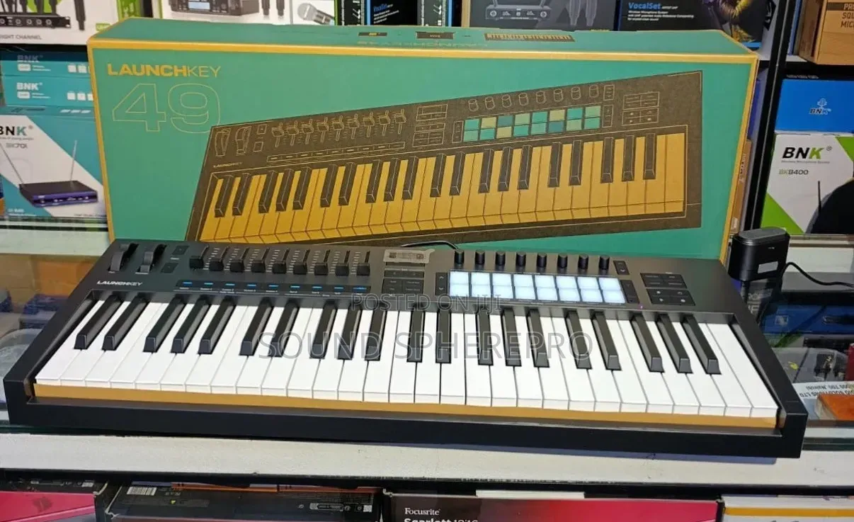 Lauch Key 49 Keys Midi Keyboard