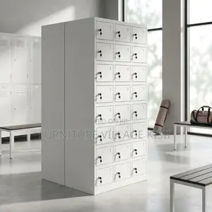24-Locker Office Filing Cabinet