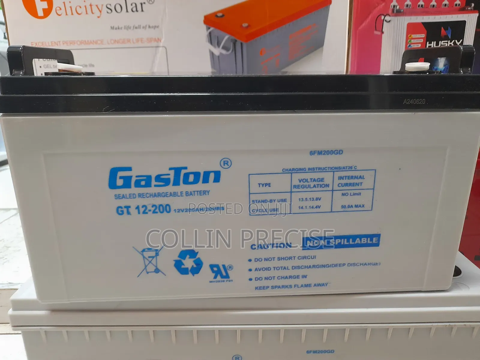Gaston 200Ah Solar Battery