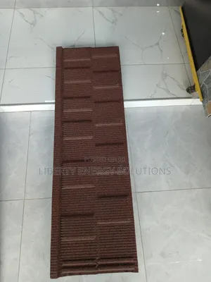 Brown Stone-Coated Steel Roofing Tile