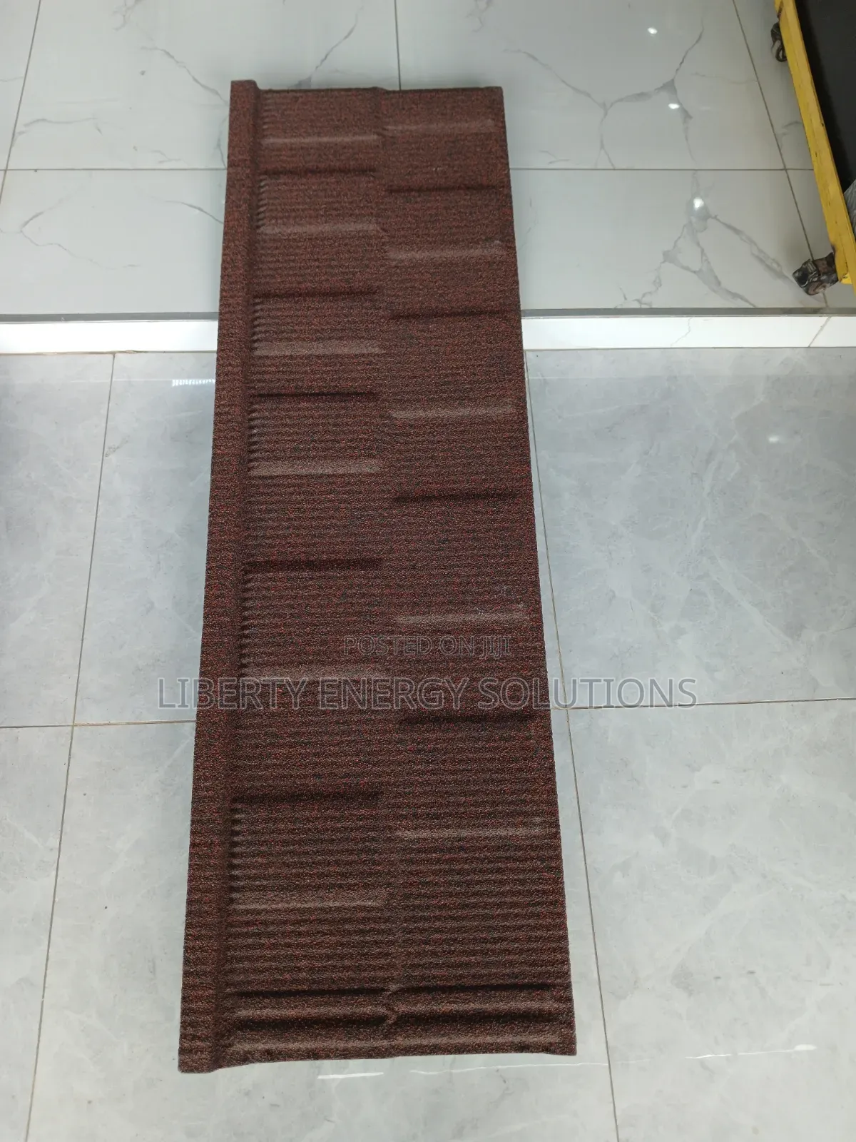 Brown Stone-Coated Steel Roofing Tile