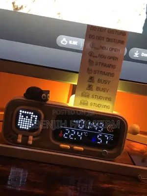 ATuMan Mood A+ Smart Temperature and Humidity Desk Clock