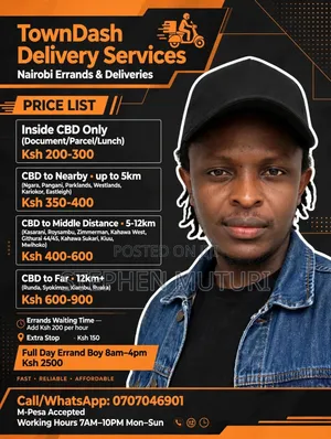 Fast CBD Errands and Delivery 200-300 Niko Town Sahii