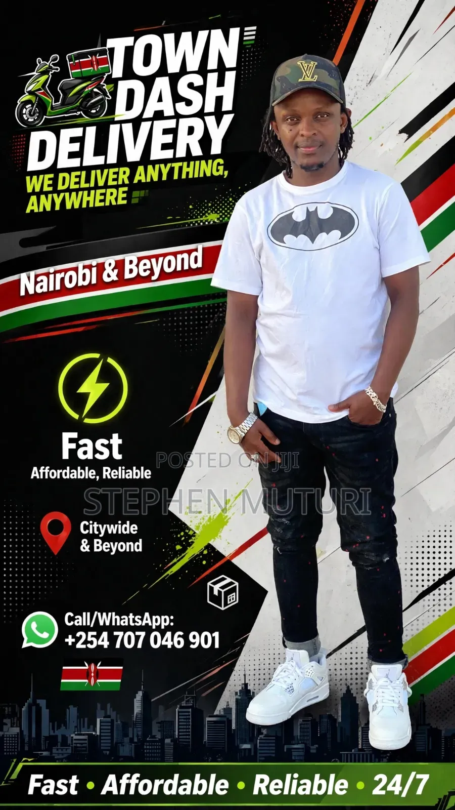 Fast CBD Errands and Delivery 200-300 Niko Town Sahii