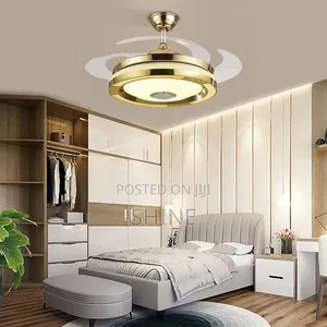 Bluetooth Fan Ceiling Light Chandelier