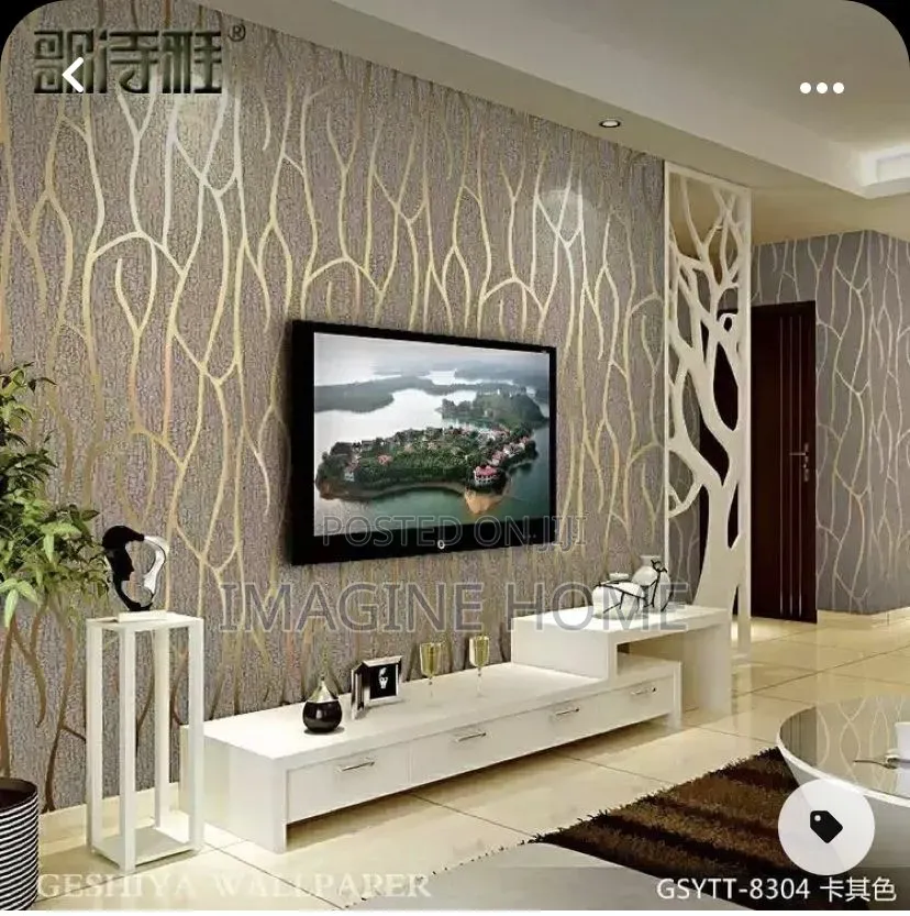Classy Interior Embossed Wallpapers