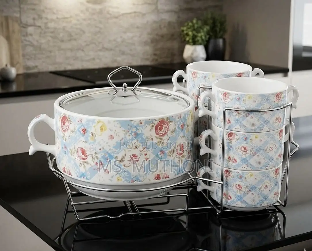 The Heritage Floral Soup Serving Set