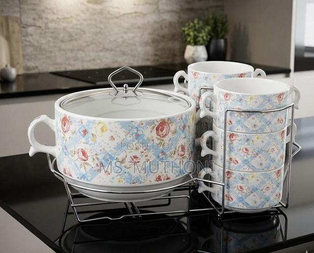 The Heritage Floral Soup Serving Set - main view