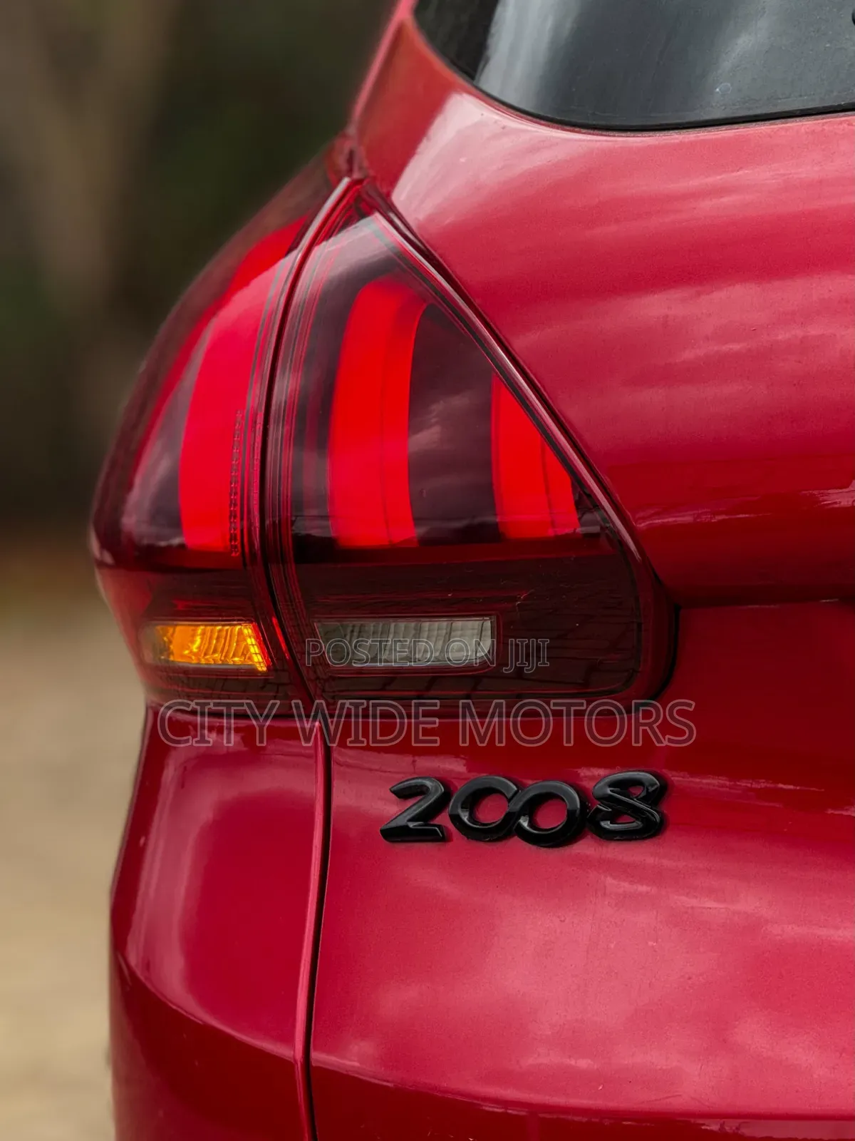 Peugeot 2008 2019 Red