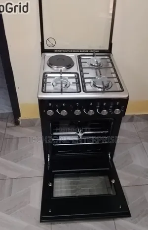 Sarahtech 3G+1E 50*55cm Cooker With Rotisserie With Electric Oven 