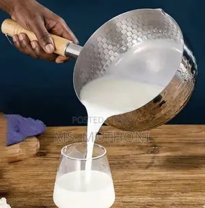 Hammered Stainless Steel Milk Pot / Saucepan