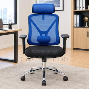 Ergonomic Swivel Chair With Lumber Support
