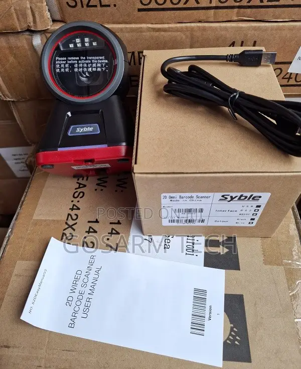 USB 2D Tabletop Barcode Reader for Cashier Counters