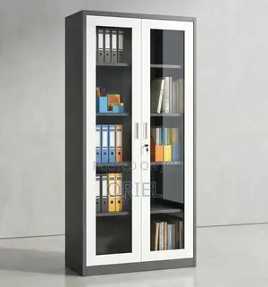 2-Door Full Glass Hospital Display Cabinet