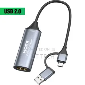 30Hz HDMI Video Capture Card | 2-in-1 USB-C USB-A Dual Interface